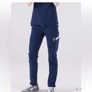FIGS Yola Original Skinny Scrub Pant Size Medium Navy